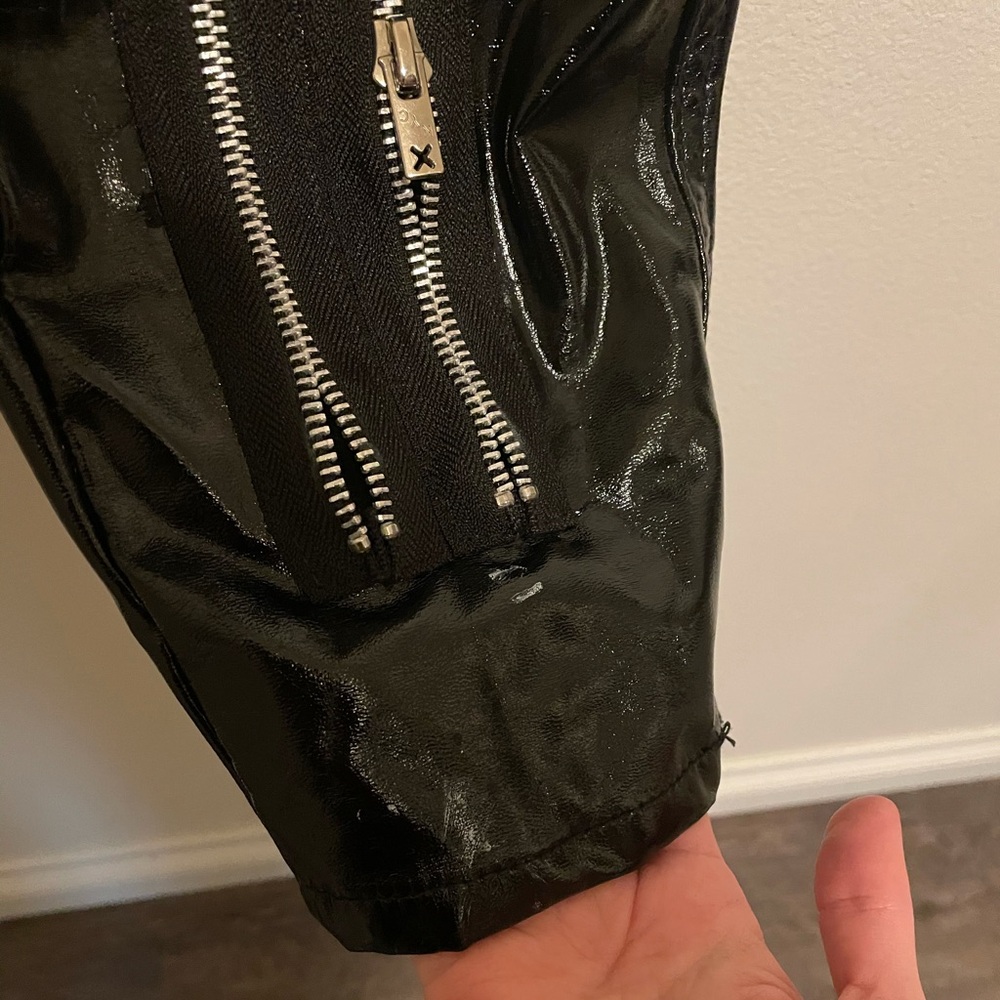 Rare Black faux leather Tripp nyc pants Daang Goodman - Picture 7 of 7